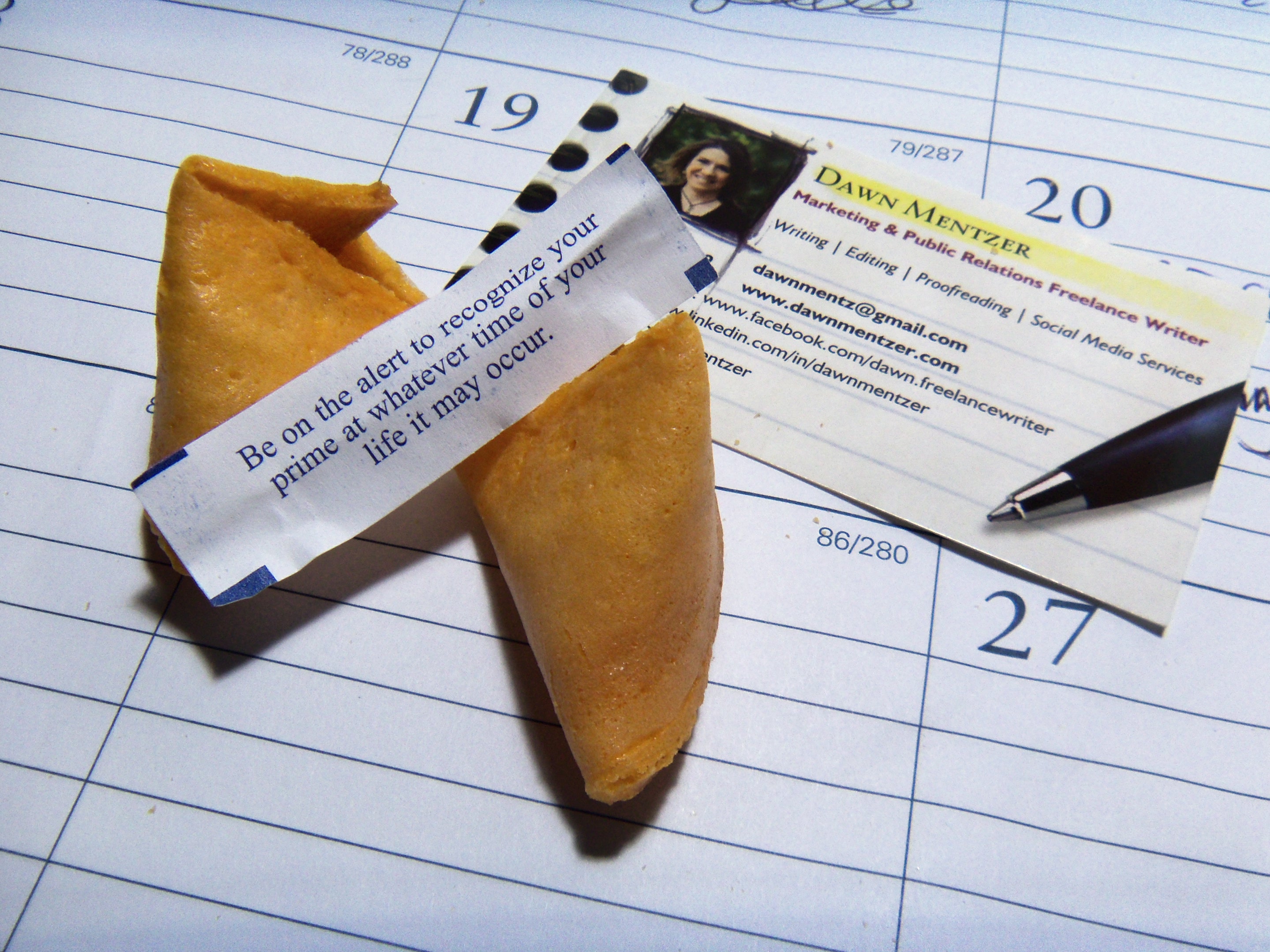 Fortune Cookie Friday-Be Alert
